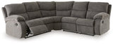 Ashley Pewter Museum 81807S2 2 - Piece Reclining Sectional - Chenille - 81807S2 - Home Elegance USA - 1