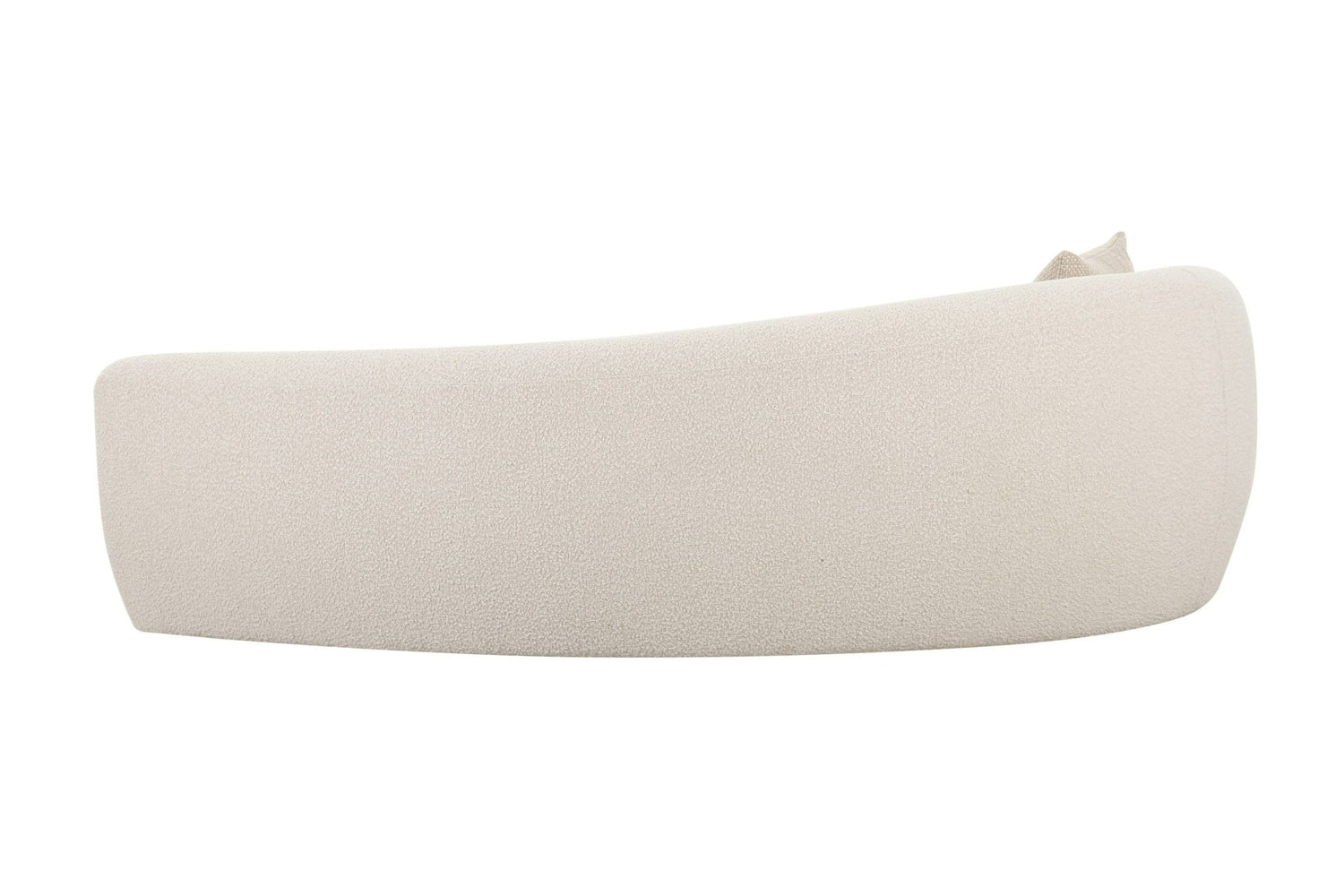 Modrest - Kilmer Modern Off-White Curved Fabric Sectional Sofa - Home Elegance USA