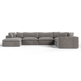 Vicki - Modern Grey Fabric Modular Sectional Sofa-7-Piece Sectional - View Image 1