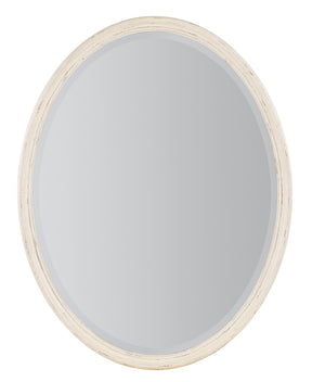 Americana Oval Mirror - White by Hooker Furniture - View 1