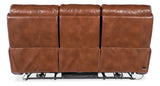 Crosby Zero Gravity Power Sofa With Power Headrest - Dark Brown by Hooker Furniture - View 2