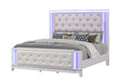 Opium King Bed in Milky White (NJ Inventory)