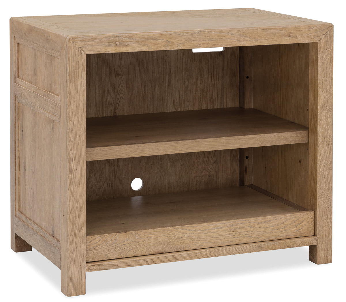 Driftwood Open Shelf Cabinet Buckboard - Light Brown by Hooker Furniture - View 1
