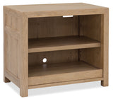 Driftwood Open Shelf Cabinet Buckboard - Light Brown by Hooker Furniture - View 1
