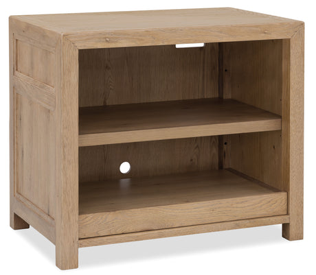 Driftwood Open Shelf Cabinet Buckboard - Light Brown by Hooker Furniture - View 1