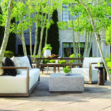 Remsen Outdoor Sofa - White by Uttermost - View 3