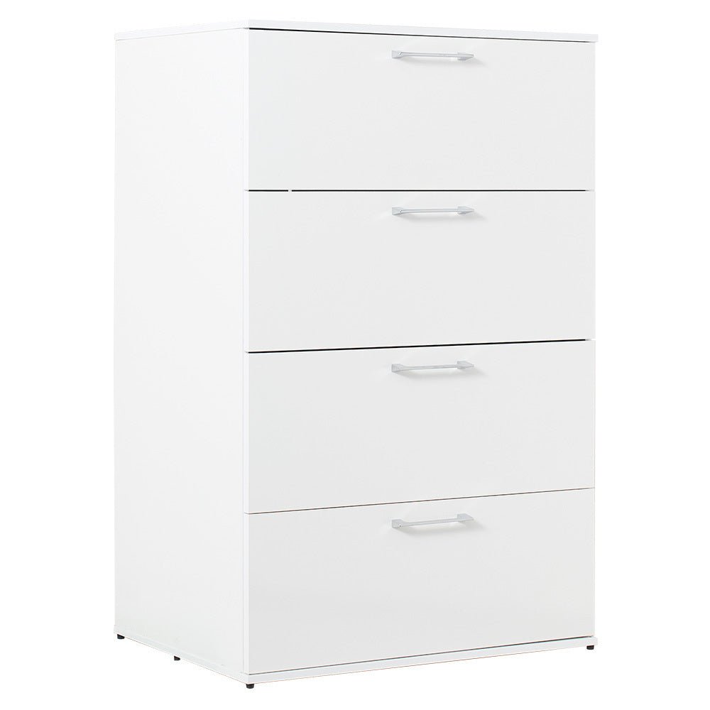 Bliss Glossy Four - Drawer Jumbo Chest in White - B040S00004 - Home Elegance USA - 4