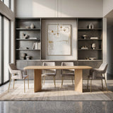 Masuda - Modern Natural Ash Rectangular Dining Table - View Image 1