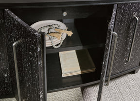 Melange Midnight Credenza - Black by Hooker Furniture - View 2