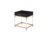 Adiel End Table 82347 Black & Gold Finish | Acme - 82347 - Home Elegance USA - 1