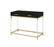 Adiel Sofa Table 82348 Black & Gold Finish | Acme | Home Elegance USA