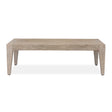 Kirkham Indoor-Outdoor Wood Coffee Table Woodtone - Light Brown by Uttermost - View 1