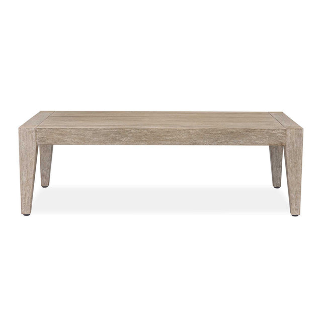 Kirkham Indoor-Outdoor Wood Coffee Table Woodtone - Light Brown by Uttermost - View 1