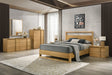 Queen Berlin - Modern Natural Oak Bedroom Set - View Image 1