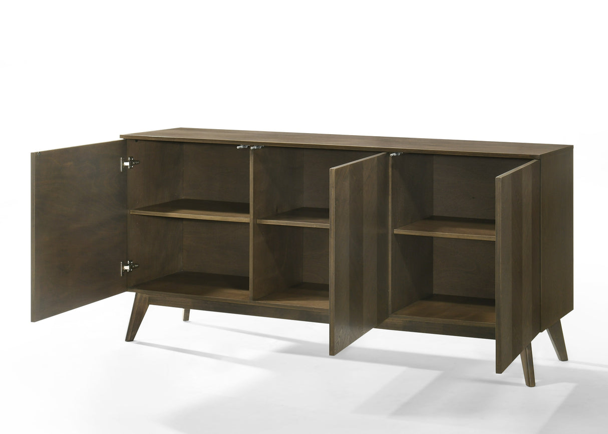 Costello - Mid-Century Modern Wenge Dining Set - View Image 1