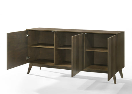 Costello - Mid-Century Modern Wenge Dining Set - View Image 1