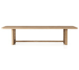 Walz - Modern Natural Oak Rectangular Dining Table - View Image 1