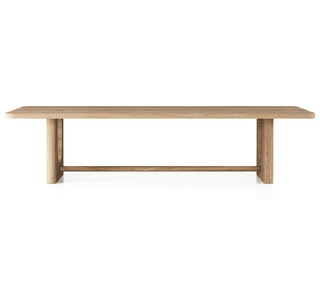 Walz - Modern Natural Oak Rectangular Dining Table - View Image 1