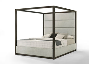 Queen Manhattan - Contemporary Canopy Cherry Bed - View Image 1