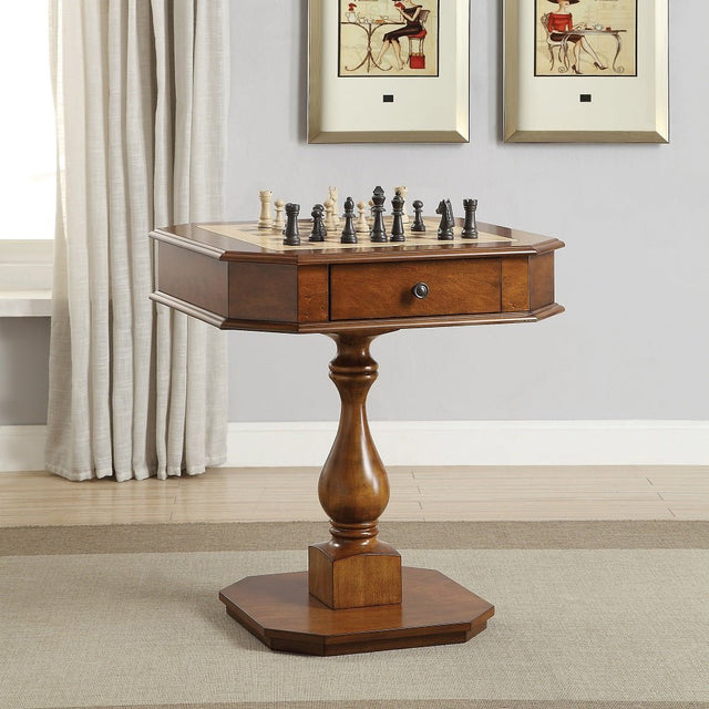 Bishop Game Table 82844 Cherry Finish | Acme - 82844 - Home Elegance USA - 1