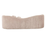 Calico - Contemporary Beige Weave Fabric 3-Seat Sofa - View Image 1