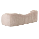 Calico - Contemporary Beige Weave Fabric 3-Seat Sofa - View Image 1