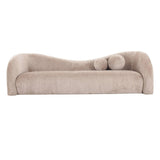 Calico - Contemporary Beige Weave Fabric 4-Seat Sofa - View Image 1
