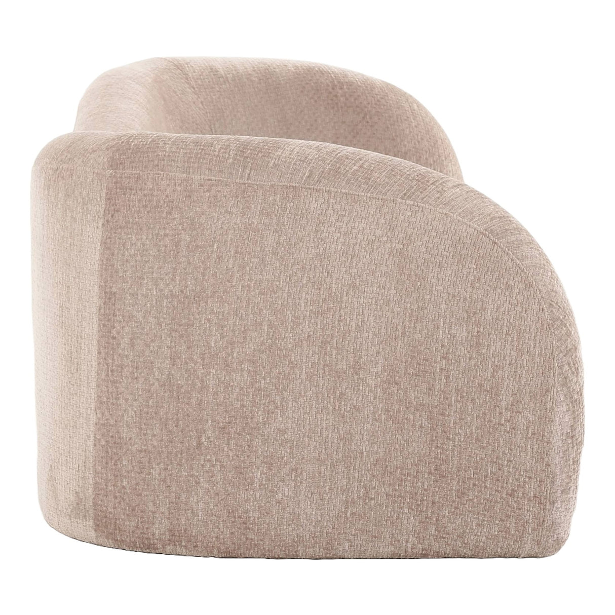 Calico - Contemporary Beige Weave Fabric 4-Seat Sofa - View Image 1