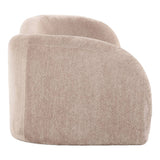 Calico - Contemporary Beige Weave Fabric 4-Seat Sofa - View Image 1