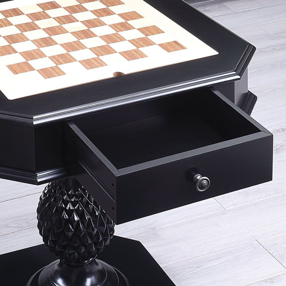 Bishop II Game Table 82849 Black Finish | Acme - 82849 - Home Elegance USA - 2