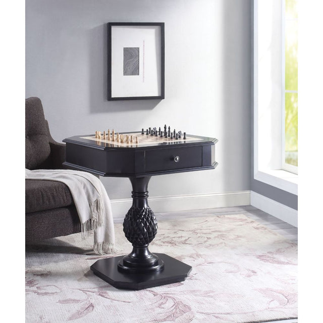 Bishop II Game Table 82849 Black Finish | Acme - 82849 - Home Elegance USA - 1