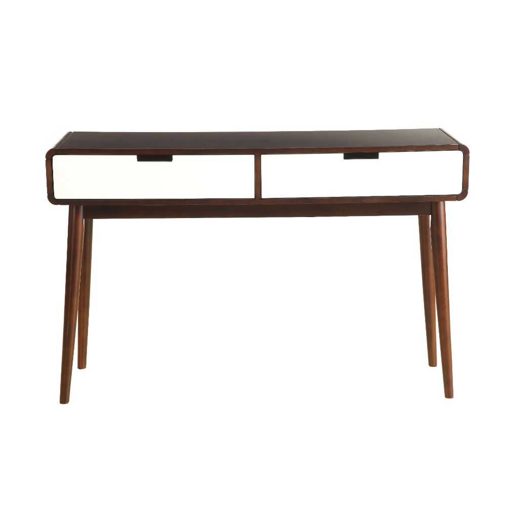 Acme - Christa Sofa Table 82854 White & Espresso Finish