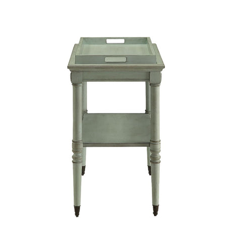 Acme - Frisco Serving Cart 82907 Antique Green Finish