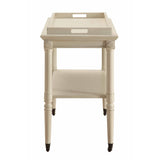 Acme - Frisco Serving Cart 82908 Antique White Finish