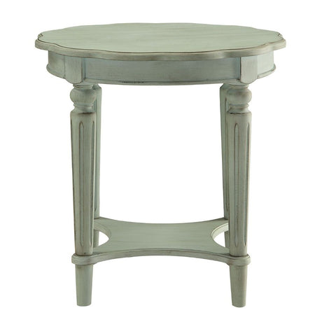 Acme - Fordon End Table 82912 French Antique Green Finish