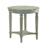 Acme - Fordon End Table 82912 French Antique Green Finish