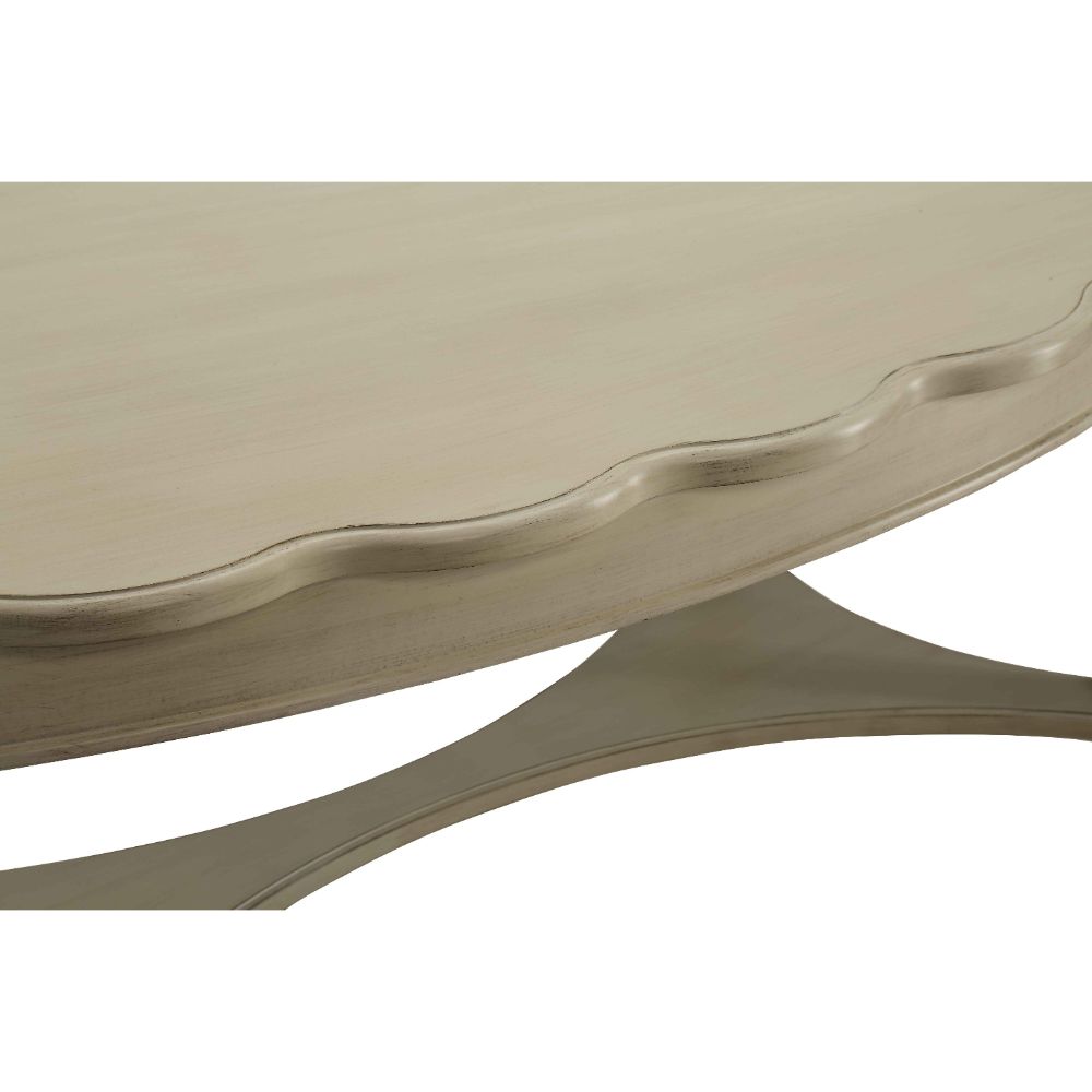 Acme - Fordon Coffee Table 82920 French Antique White Finish