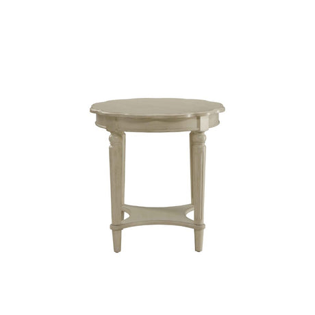 Acme - Fordon End Table 82922 Antique White Finish