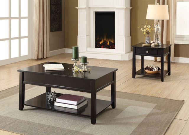 Acme - Malachi Coffee Table W/Lift Top 82950 Black Finish