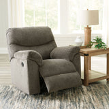 Alphons - Putty - 3 Pc. - Reclining Sofa, Loveseat, Rocker Recliner | Ashley | Home Elegance USA