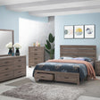 Sherwood Barrel Oak 5-piece Queen Bedroom Set - sold by Home Elegance USA