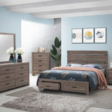 Sherwood Barrel Oak 5-piece Queen Bedroom Set