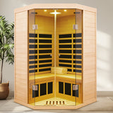 Hemlock sauna for pentagonal-A