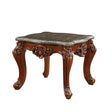 Acme - Eustoma End Table 83067 Marble Top & Walnut Finish