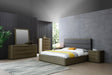 Lois - Modern Beige Shagreen + Brass Chest - View Image 1