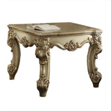 Acme - Vendome II End Table 83121 Gold Patina & Bone Finish