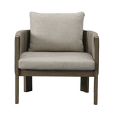 Salvora - Outdoor Beige Fabric & Grey Rope Sofa Set - View Image 1