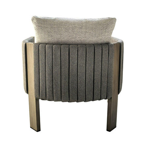 Salvora - Outdoor Beige Fabric & Grey Rope Sofa Set - View Image 1