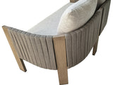 Salvora - Outdoor Beige Fabric & Grey Rope Sofa Set - View Image 1