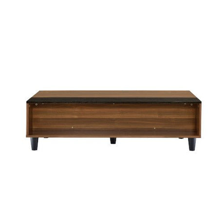 Avala Coffee Table W/Lift Top 83140 Walnut & Black Finish | Acme - 83140 - Home Elegance USA - 3